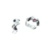 Tg-jewellery By Tamara Gervasio Women's Red / Silver Sea Slug Silver Ring Cubic Zirconia And Garnet Cabochon In Multi
