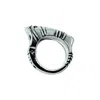 Tg-jewellery By Tamara Gervasio Women's Silver / Black Eyebrow Sterling Silver Statement Unisex Ring In Multi