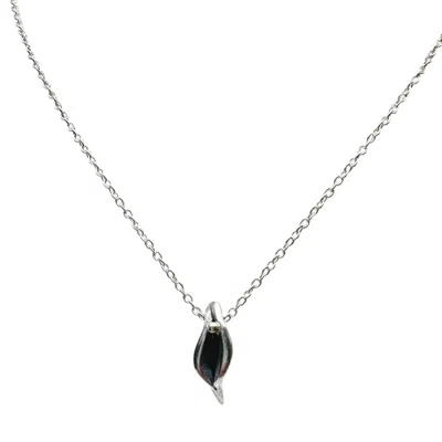 Tg-jewellery By Tamara Gervasio Women's Silver / Black / Gold Erotika Small Pendant Recycle Sterling Silver Chain