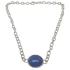 Tg-jewellery By Tamara Gervasio Women's Silver / Blue Lapis Lazuli Cabochon Sterling Silver Choker. One Of A Kind