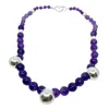 Tg-jewellery By Tamara Gervasio Women's Silver / Pink / Purple Amethyst Knotted Necklace One Of A Kind