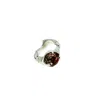 Tg-jewellery By Tamara Gervasio Women's Silver / Red The Sculpture Silver Ring With Jasper In Multi