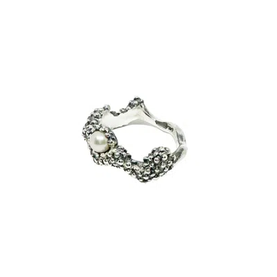 Tg-jewellery By Tamara Gervasio Women's Silver / White Sea Slug Pearl Silver Ring In Multi