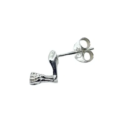 Tg-jewellery By Tamara Gervasio Women's Skull Arm Silver Solo Stud Unisex