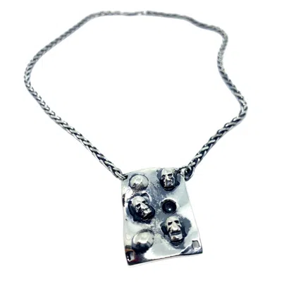 Tg-jewellery By Tamara Gervasio Women's Skull Choker Silver