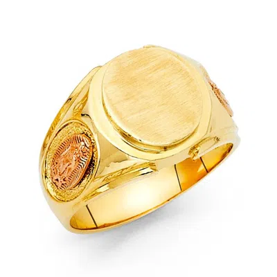 Pre-owned Tgdj 14k Yellow Gold Men's Ring