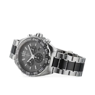 Pre-owned Th Formula 1 Quartz Chronograph 43mm Men's Grey Watch Caz1011.ba0843 Brand Gray