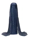 Tha Seen Crystal-embellishment Maxi Dress In Blue