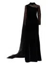 Tha Seen Sequin-embellishment Maxi Dress In Black