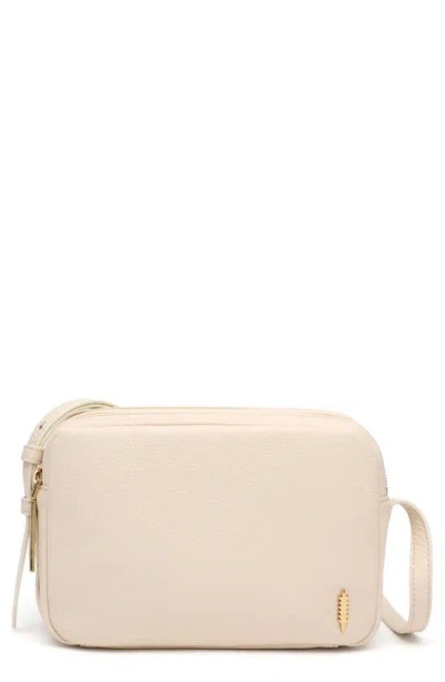 Thacker Shay Leather Camera Crossbody Bag In Parchment