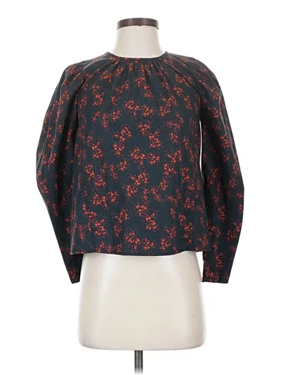 Pre-owned Thakoon 3/4 Sleeve Blouse In Blue