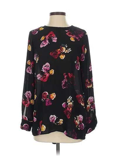 Pre-owned Thakoon Long Sleeve Blouse In Black