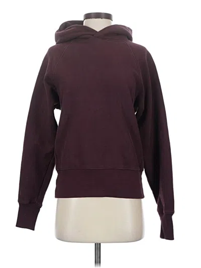Pre-owned Thakoon Pullover Hoodie In Burgundy