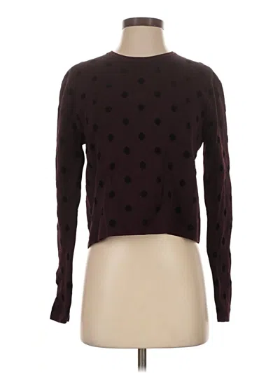 Pre-owned Thakoon Pullover Sweater In Burgundy