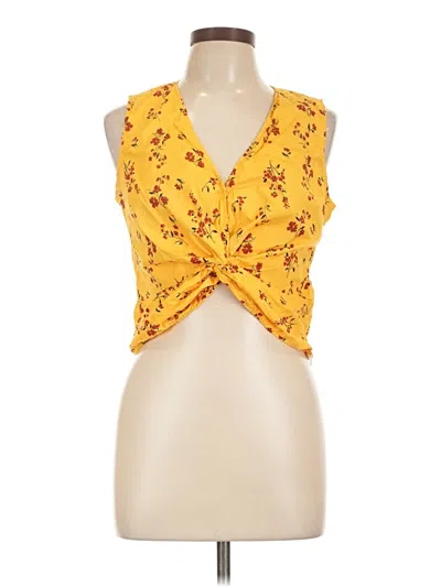 Pre-owned Thakoon Sleeveless Blouse In Yellow