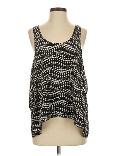 Pre-owned Thakoon Sleeveless Silk Top Black Halter Neckline Tops