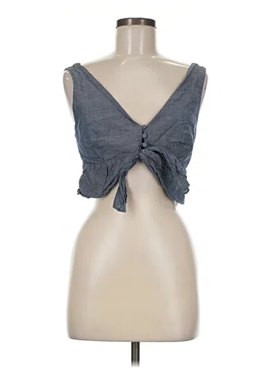 Pre-owned Thakoon Tank Top Gray Halter Neckline Tops