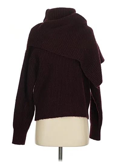 Pre-owned Thakoon Turtleneck Sweater In Burgundy