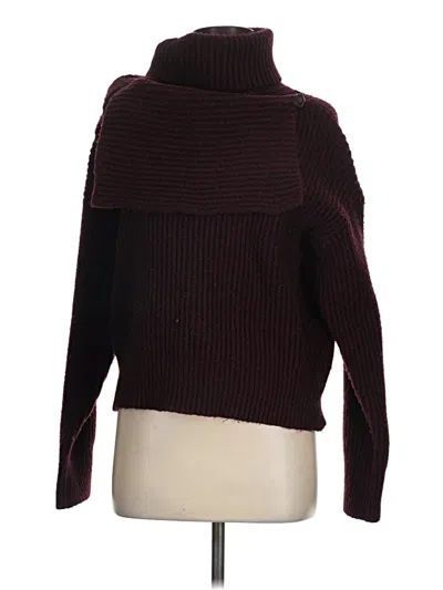 Pre-owned Thakoon Turtleneck Sweater In Burgundy