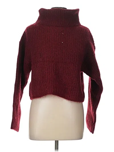 Pre-owned Thakoon Turtleneck Sweater In Burgundy