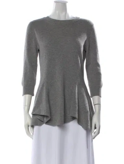 Pre-owned Thakoon Wool Crew Neck Sweater In Gray