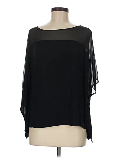 Pre-owned Thalia Sodi 3/4 Sleeve Blouse In Black