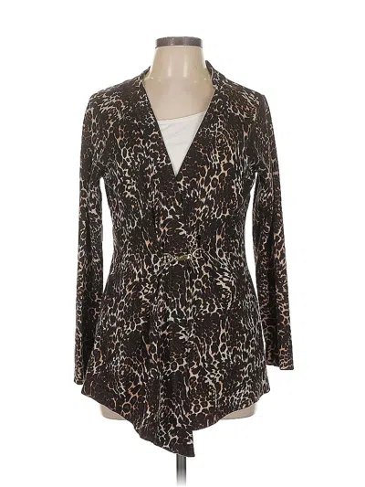 Pre-owned Thalia Sodi Cardigan Sweater In Brown