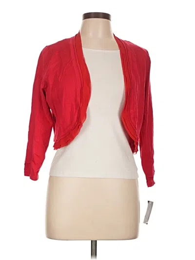 Pre-owned Thalia Sodi Cardigan Sweater In Red