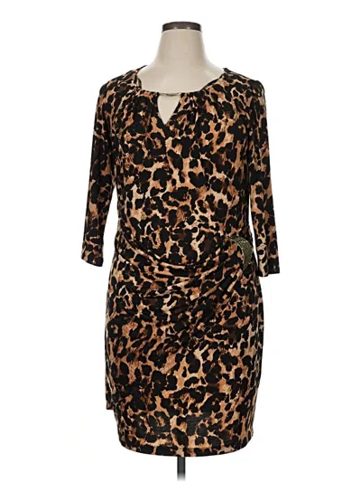 Pre-owned Thalia Sodi Casual Dress In Brown