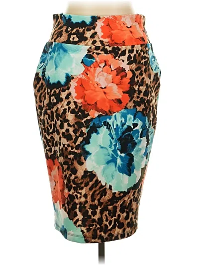 Pre-owned Thalia Sodi Casual Skirt In Orange