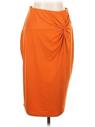 Pre-owned Thalia Sodi Casual Skirt In Orange