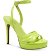 Thalia Sodi Chancy Womens Padded Insole Platform Sandals In Green