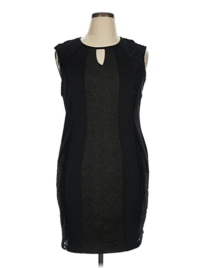 Pre-owned Thalia Sodi Cocktail Dress In Black