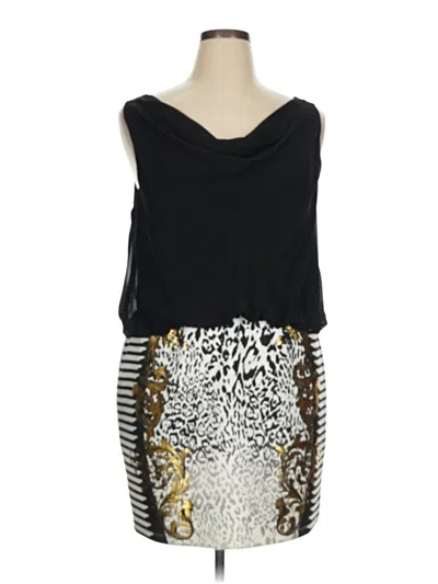 Pre-owned Thalia Sodi Cocktail Dress In Black