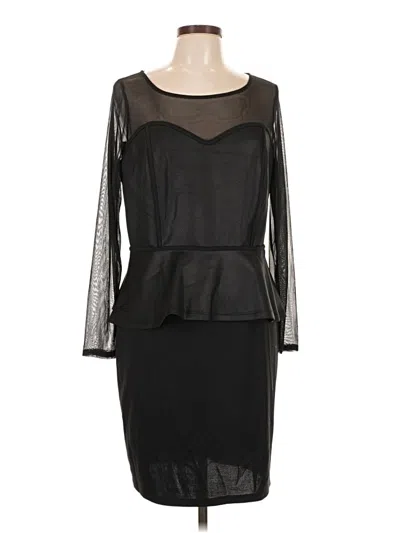 Pre-owned Thalia Sodi Cocktail Dress In Black