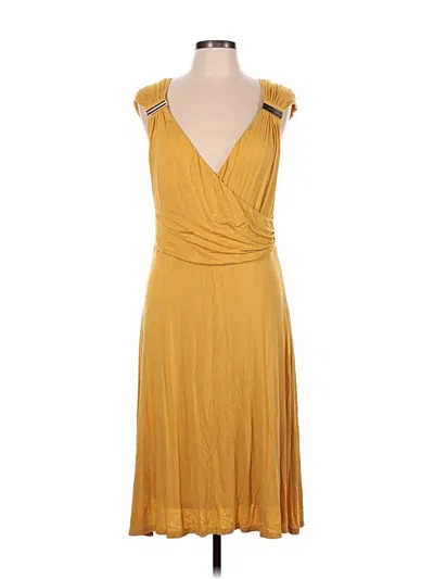 Pre-owned Thalia Sodi Cocktail Dress In Gold