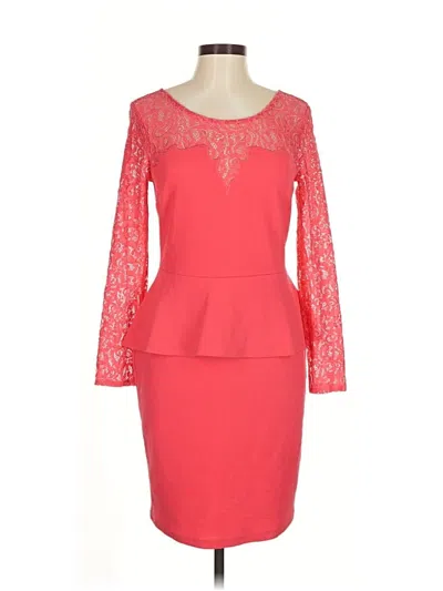 Pre-owned Thalia Sodi Cocktail Dress In Red