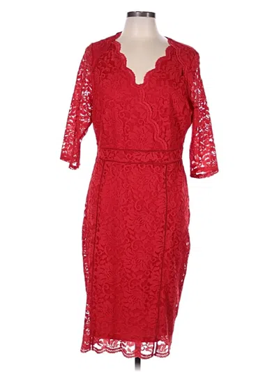 Pre-owned Thalia Sodi Cocktail Dress In Red