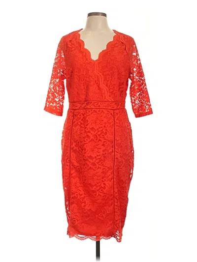 Thalia Sodi Cocktail Dress In Red