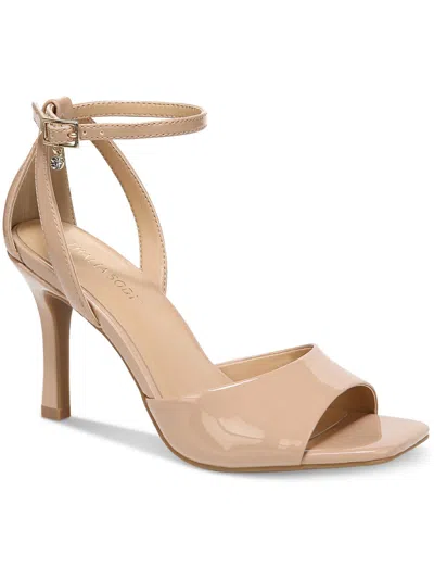 Thalia Sodi Delannie Womens Patent Stiletto Ankle Strap In Multi