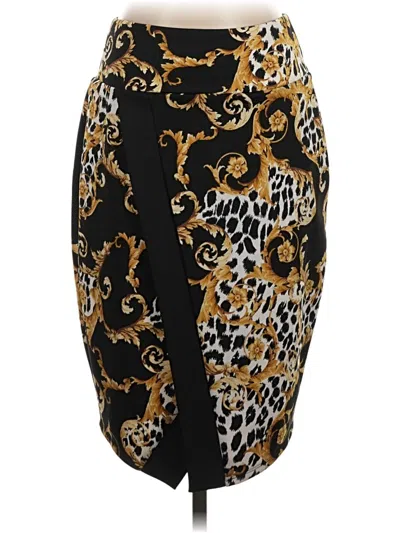Pre-owned Thalia Sodi Formal Skirt In Gold