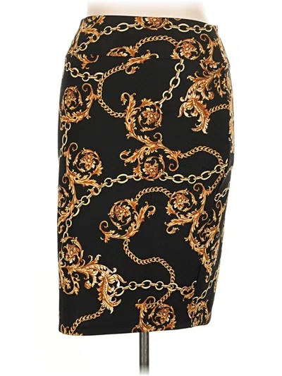 Pre-owned Thalia Sodi Formal Skirt In Gold