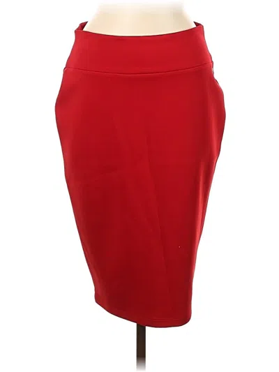 Pre-owned Thalia Sodi Formal Skirt In Red