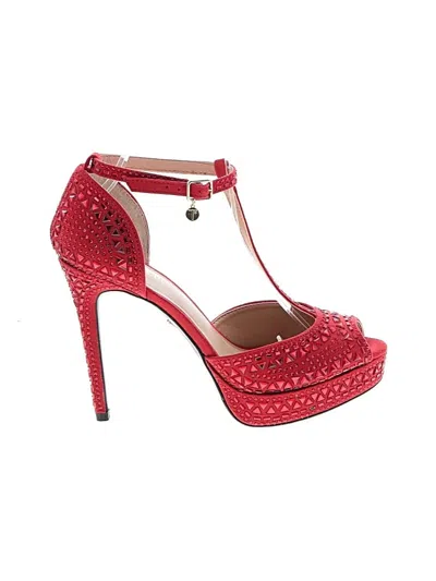 Pre-owned Thalia Sodi Heels In Red