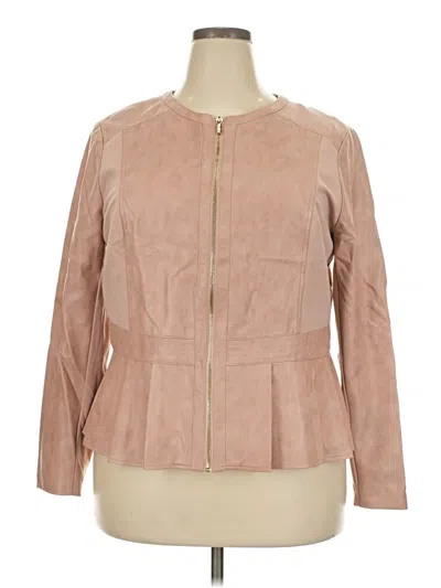 Pre-owned Thalia Sodi Jacket In Tan