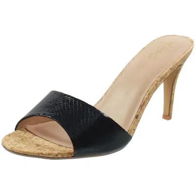 Thalia Sodi Karina Womens Animal Print Manmade Kitten Heels