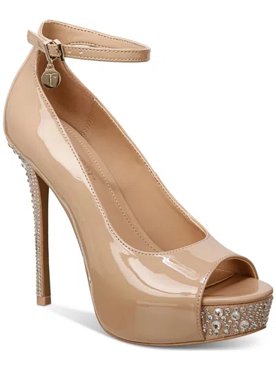 Thalia Sodi Libbie Womens Patent Rhinestone Pumps In Multi