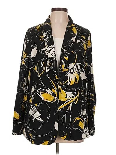 Pre-owned Thalia Sodi Long Sleeve Blouse In Black