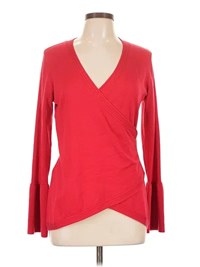 Pre-owned Thalia Sodi Long Sleeve T-shirt In Red