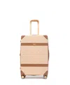 Thalia Sodi Morocco Trunk 22" Carry-on Expandable Luggage In Cream